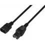 Sygonix SY-7154268 barošanas kabelis CEE 7/7 uz IEC C13 3 m melns
