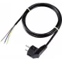 Sygonix SY-5043478 Barošanas kabelis CEE 7/7 uz IEC C13, 2 m, melns