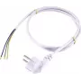 Sygonix SY-5043486 strāvas savienojuma kabelis CEE 7/7 uz IEC C13, balts, 1,5 m