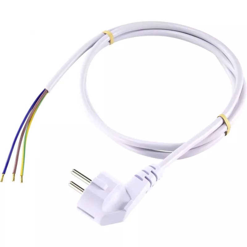 Sygonix SY-5043486 strāvas savienojuma kabelis CEE 7/7 uz IEC C13, balts, 1,5 m