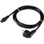 Sygonix SY-5043498 portatīvā datora strāvas kabelis 3m melns Schuko uz IEC C5