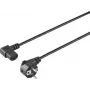 Sygonix SY-5042718 aukstās ierīces strāvas kabelis CEE 7/7 uz IEC C13, 1,5 m, melns
