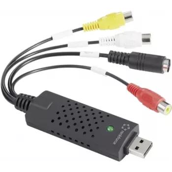 Renkforce RF-VC-120 video grabber ar video rediģēšanas programmatūru, Plug and Play (RF-5044660)
