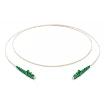 Corning LC/APC uz LC/APC vienmoda OS2 simplex optiskās šķiedras komutācijas kabelis, 2,0 mm, balts, 20 m F222201J1Z20020M