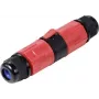 Sygonix SY-6748350 ūdensdrošs 3 polu kabeļu savienotājs ar spraudņa spailēm, IP68, 450 V, 24 A, melns