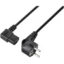 Sygonix SY-5243884 barošanas kabelis Schuko uz IEC C13, 5 m, melns
