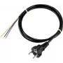 SYGONIX SY-5178372 barošanas kabelis CEE 7/7 uz IEC C13, 5 m, melns