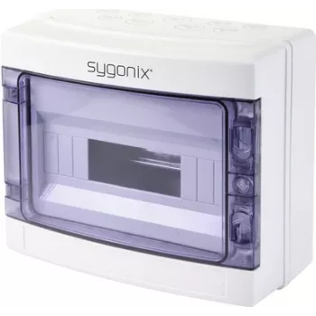 Sygonix SY-5491854 virsapmetuma mazais sadales skapis, 12 moduļi, 1 rinda, balts