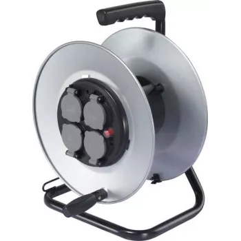 Sygonix SY-6746422 tukšs kabeļa trumulis 50m melns/zils