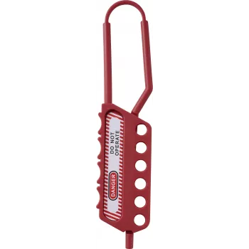Sygonix SY-6872556 Lockout Hasp 42 mm sarkans