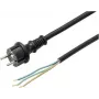 Sygonix SY-6029108 barošanas kabelis Schuko uz IEC C13, 3 m, melns