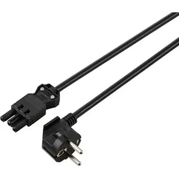 Sygonix SY-6676354 barošanas kabelis Schuko uz IEC C13 1,8 m melns