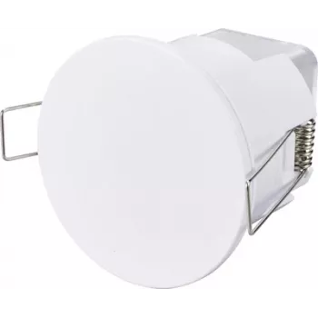 Sygonix SY-6683268 griestu iedziļinātais 360° PIR klātbūtnes detektors ar releju, balts, IP54