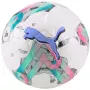 PUMA Orbita 5 Hybrid Lite 350 futbola bumba, balta-zaļa-rozā, 5. izmērs