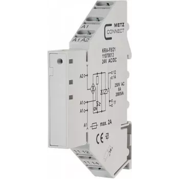 METZ CONNECT 11070013 releja modulis 24 V DC 1 CO balts