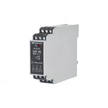 METZ CONNECT KRA-S12/21-21-21 savienojošais relejs, 24 V AC spole, 3 pārslēgšanas kontakti, balts 11060913