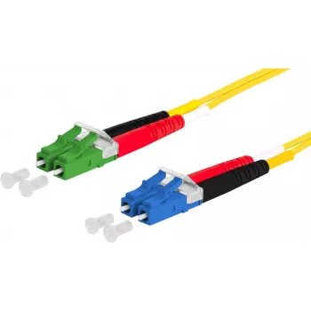 METZ CONNECT OpDAT 151P1JOJA20E LC-Duplex uz LC-Duplex APC OS2 savienojuma kabelis, 2 m
