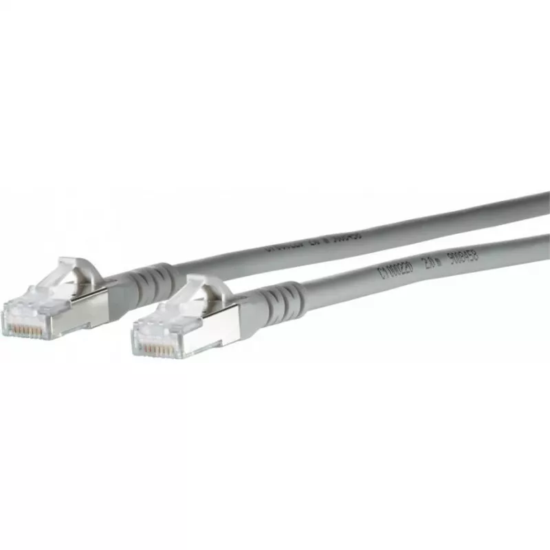 METZ CONNECT 130845C533-E Cat6a S/FTP savienojuma kabelis, 35 m, pelēks