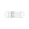 Cordial 15537 CAT 5e S/UTP komutācijas kabelis, RJ45, 3 m, melns PUR apvalks