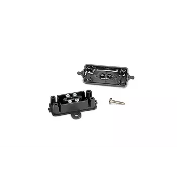 HellermannTyton 435-01650 HelaCon Easy 5 polu iespraužamais vadu savienotājs, melns, 0,5-2,5mm², 24A, 450V, bez halogēniem