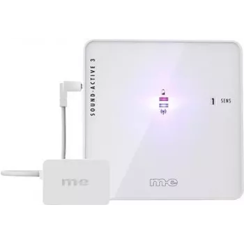 M-E MODERN-ELECTRONICS 41368 bezvadu durvju zvana raidītājs, 433 MHz, 100 m diapazons, IP44, balts/antracīts