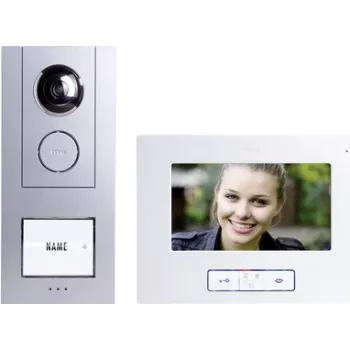 M-E MODERN-ELECTRONICS VISTUS VD ALU-6710 S vadu video durvju interkoma sistēma, sudraba 41174