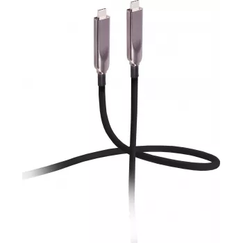 Flexline USB-C hibrīdkabelis 3.2 Gen 2 8K 10Gbps 60W TPU 15m FL31-44081
