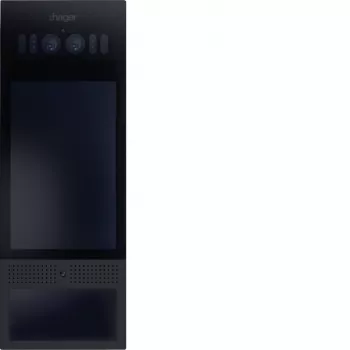 Hager RTQ540X āra video domofons ar skārienekrānu, IP, RFID un PIN