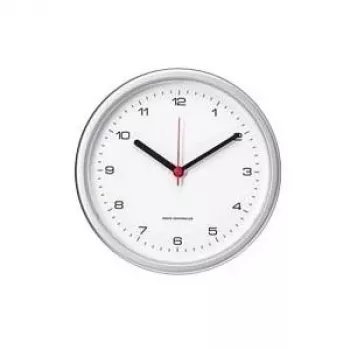 PEWETA Radiovadāmais sienas pulkstenis Design Silver 305 mm 51.001.213