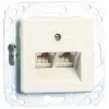 Metz Connect UPk universālā pieslēguma vienība, UAE dizains, 2xRJ45, Mini Clamp (130064111-I)