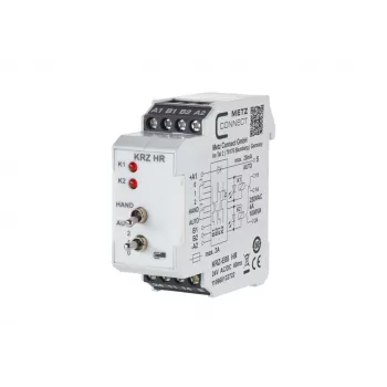 METZ CONNECT 110668132722 jaudas relejs, balts, 24V DC, 2PDT, 8A, PCB montāža
