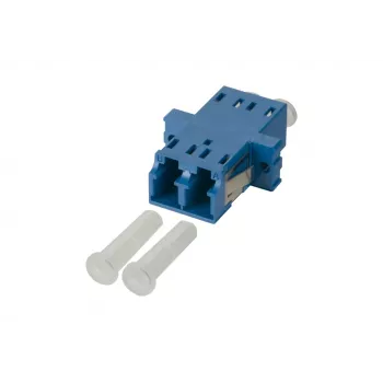 METZ CONNECT 15090074-I LC Duplex uz SC Simplex hibrīdais optiskās šķiedras adapteris, vienmoda OS2, zils