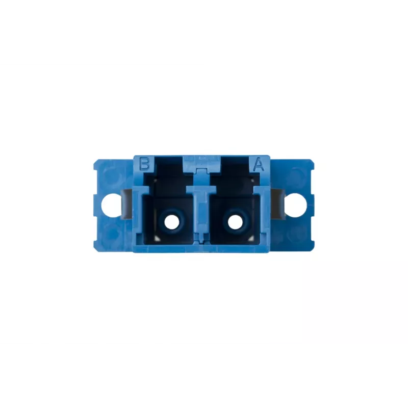 METZ CONNECT 15090074-I LC Duplex uz SC Simplex hibrīdais optiskās šķiedras adapteris, vienmoda OS2, zils