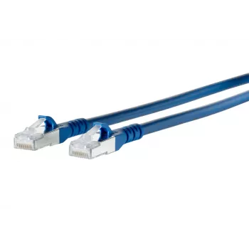 METZ BTR 130845A044-E Cat.6 savienojuma kabelis, AWG26, 2x RJ45, 10 m, zils