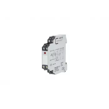 METZ CONNECT 11061913 saskarnes releja modulis, 24 V AC spole, 1 pārslēgšanas kontakts, 6 A, balts