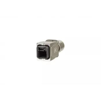 METZ BTR 14010850C0ME industriālais IP67 V14 RJ45 spraudņa korpuss, Push-Pull, tukšs