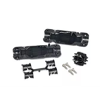 HellermannTyton 435-01652 push-in vadu savienotājs, 3-poliem, melns, 0,5-2,5mm², 450V, 24A, bez instrumentiem, EN 60998
