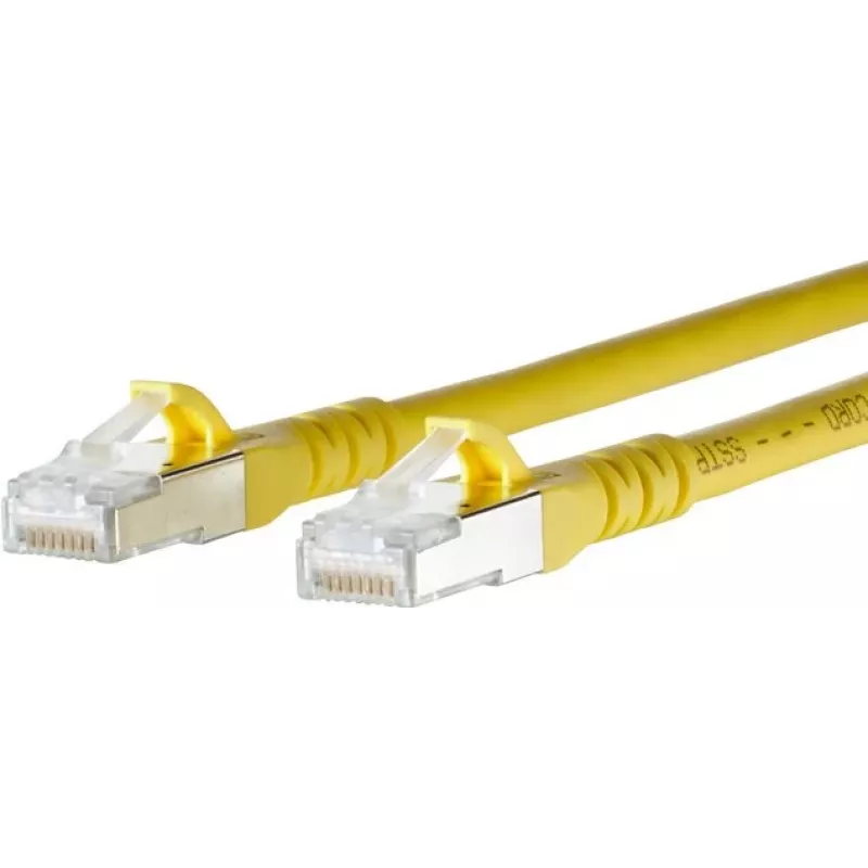 METZ CONNECT Cat.6A S/FTP komutācijas kabelis, RJ45 uz RJ45, 0,75 m, pelēks, 10GBase-T 130845B077-E
