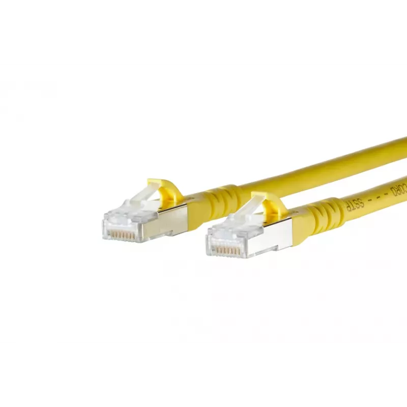 METZ CONNECT Cat.6A S/FTP komutācijas kabelis, RJ45 uz RJ45, 0,75 m, pelēks, 10GBase-T 130845B077-E