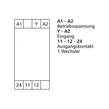 METZ CONNECT KRS-E08 3 24 V AC/DC interfeisa releja modulis, 1 pārslēgšanas kontakts, 8 A, DIN sliedei 110673