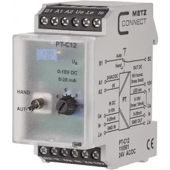 METZ CONNECT potenciāla izolators PT C12 24VAC/DC (110501)
