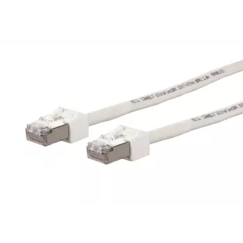 METZ CONNECT Ultraflex500 CAT 6 S/FTP komutācijas kabelis, RJ-45 tēviņš uz RJ-45 tēviņš, 1,0 m, balts, bez halogēniem 13084V1088-E