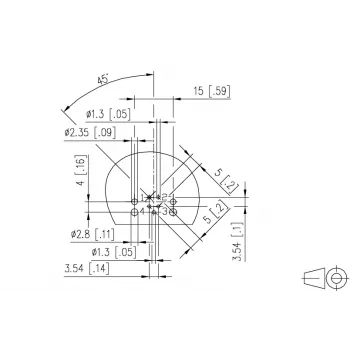 METZ MMT471A115 PCB ligzda, 4 polu, 3,5 mm solis, zaļa
