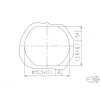 METZ CONNECT 142M4D25050 M12 industriālais Ethernet tīkla kabelis, CAT 5e S/UTP, 5 m, zaļš PUR apvalks, izturīgs pret skābēm/ozonu/UV, saderīgs ar vilkšanas ķēdēm