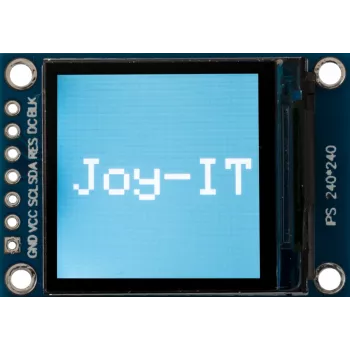 Joy-it 1,3 collu IPS TFT LCD displeja modulis 240x240 ar SBC stiprinājuma kronšteinu (SBC-LCD01)