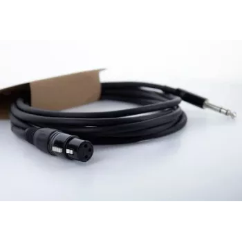 Cordial EM 3 FV XLR uz 6,3 mm TRS Jack kabelis 3 m melns 14822