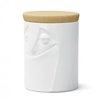 FIFTYEIGHT PRODUCTS Charmant porcelāna uzglabāšanas burka 1700 ml, balta