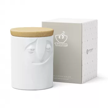 FIFTYEIGHT PRODUCTS Charmant porcelāna uzglabāšanas burka 1700 ml, balta