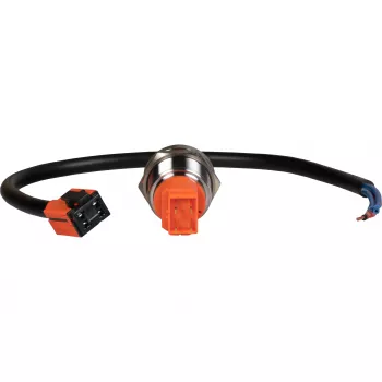 JOY-IT Button22T-01 poga ar fiksāciju, sarkans/zils LED, 22mm, IP68, IK10