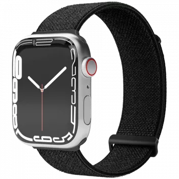 VONMÄHLEN Fitness Loop 2 pulksteņa siksniņa Apple Watch 40/41/42mm, melna